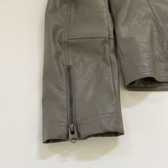 Fox‎ Racing Riders Faux Leather Jacket Womens Biker Size Large Embroidered - Picture 6 of 11